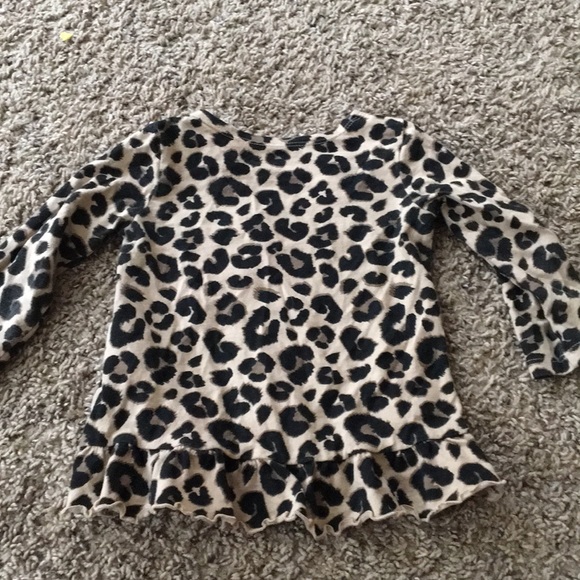 Girls cheetah print blouse - Picture 2 of 3